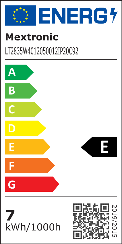 Energy efficiency class E