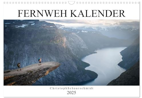 Fernweh Kalender (Wandkalender 2025 DIN A3 quer), CALVENDO Monatskalender