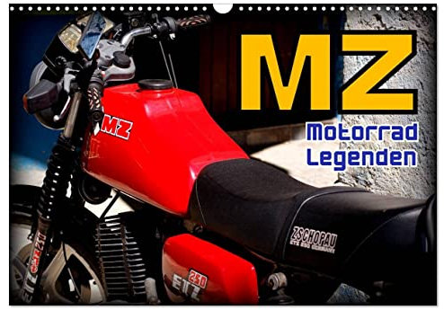 Motorrad-Legenden - MZ (Wandkalender 2025 DIN A3 quer), CALVENDO Monatskalender: Das DDR-Motorrad MZ auf Kuba (CALVENDO Mobilitaet)