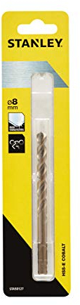 STANLEY STA50127-QZ - Broca de Cobalto HSS-E ø 8mm