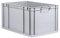 aidB Eurobox NextGen Grip, 600x400x320 mm, Griffe geschlossen, robuste Plastikbox aus Kunststoff mit ergonomischen Griffen, stapelbare Kunststoffkiste, ideal für die Industrie, 1St.