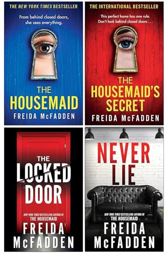 Freida McFadden 4 Books Set (Never Lie, The Housemaids Secret, The Locked Door & The House maid)