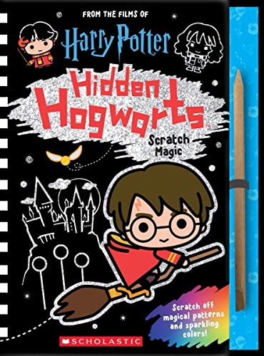 Harry Potter - Hidden Hogwarts: Scratch Magic. Scratch off magical patterns and sparkling colors!