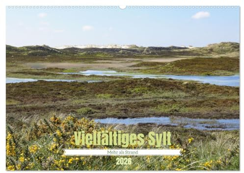 Vielfältiges Sylt - Mehr als Strand (Wandkalender 2026 DIN A2 quer), CALVENDO Monatskalender: Sylt abseits von Strand und Meer