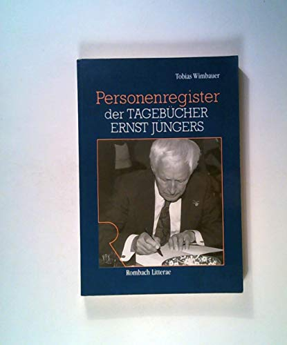 Personenregister der Tagebücher Ernst Jüngers