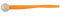 Berkley Herren Floating Mice Tails PowerBait Schwimmende Mäuseschwänze, Leuchtend/orangefarben, 7,6 cm, 13 Stück, Orange Silber, 3