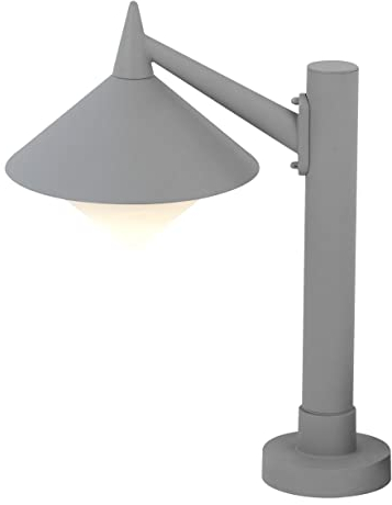 Action Standleuchte Outdoor line, 1-flammig, Serie Manhattan, 1 x E27 maximale 60 W, 58 x 40 cm, Ausladung: 26 cm, Schutzklasse: IP 44, grau 379401500500