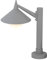 Action Standleuchte Outdoor line, 1-flammig, Serie Manhattan, 1 x E27 maximale 60 W, 58 x 40 cm, Ausladung: 26 cm, Schutzklasse: IP 44, grau 379401500500