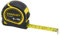 Stanley 0-30-696 mètre de Poche 5m 19mm Tylon Plus Résistant et Visible - Position du Zéro Réel - Crochet 2 rivets - Finition du Ruban mat - Corps du Produit en Bi matière - Clip Ceinture Multicolore