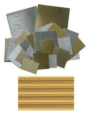 Metallic-Wellpappe, 50x70cm, 10 Bogen, gold
