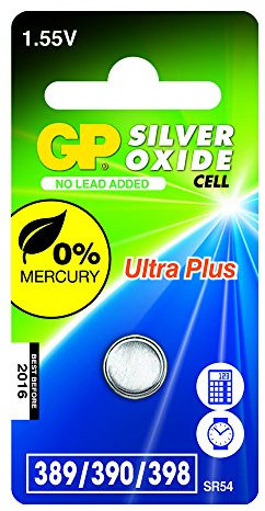 GP Batteries 040UP389C1 Pile de montre 389 SR1130W/1,55 V