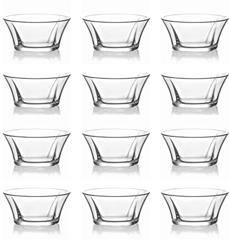 LAV Glasschale Dip & Salat Dessertschale 250 ml 12 Stück