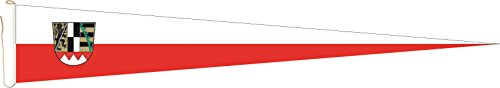 U24 Langwimpel Oberfranken Fahne Flagge Wimpel 150 x 40 cm Premiumqualität