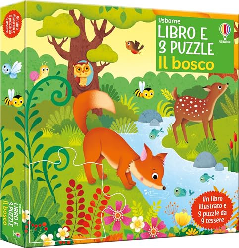 Il bosco. Ediz. a colori. Con 3 puzzle (Libro e 3 puzzle)