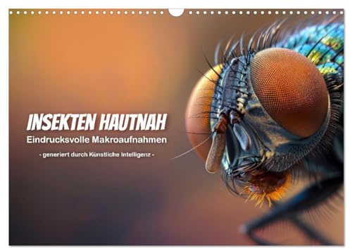 Insekten hautnah (Wandkalender 2026 DIN A3 quer), CALVENDO Monatskalender