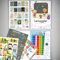 Sunnywall® 20 Lernposter A3 im Set + Bonus Ausmal - Lernhilfen für Kinder Vorschule Grundschule Schule Lesen Schreiben ABC Rechnen: Druckschrift, ... Uhr lernen, Mein Körper und vieles mehr...