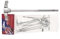 Stagg Bass Drum Spannbolzen mit Griffen, 115 mm, 2 C-hp
