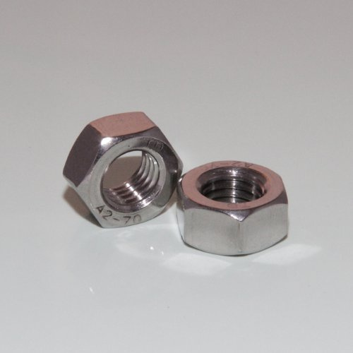 Sechskantmutter DIN 934 M 6 x 1 Edelstahl A4 blank 1000 Stk