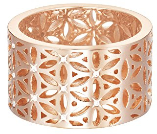 ESPRIT Damen-Ring JW50220 Rose teilvergoldet Gr. 54 (17.2)