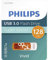 Philips Vivid Edition Super Speed 3.0 USB-Flash-Laufwerk USB-Stick 128 GB mit Schwenkkappe für PC, Laptop, Computer Data Storage, Lesegeschwindigkeit bis zu 100 MB/s