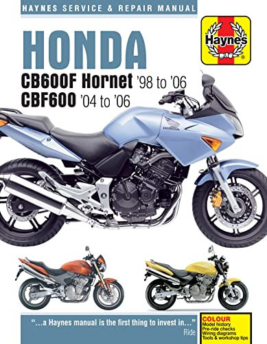 Honda CB600F Hornet & CBF600 1998 - 2006