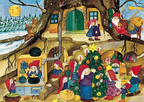 Adventskalender, Weihnachten bei den Zwergen