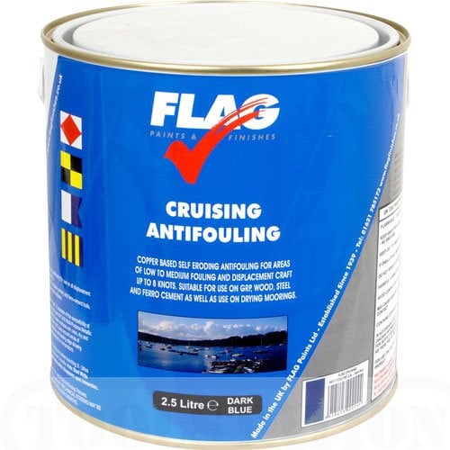 FLAG Cruising Antifouling Paint Red 2.5 Ltr