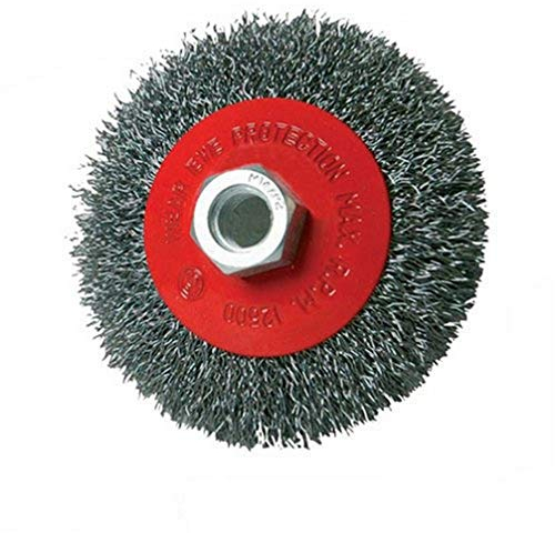 Silverline 277852 Stahldraht-Scheibenbürste, gewellt 100 mm