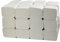 2Work Lot de 36 paquets de feuilles de papier toilette Blanc