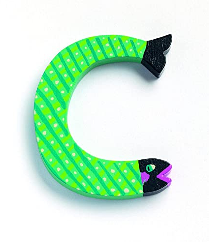 Djeco Buchstabe Tiere - C - Möbel, Dekoration und Aufbewahrung für Kinder, Unisex