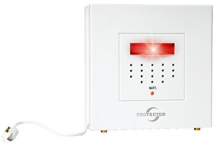 PROTECTOR WA-1.2 Wassermelder zur Pumpensteuerung Wasseralarm mit 3 Sensoren – Wasserwächter und Feuchtigkeitsmelder für Keller, Küche, Waschmaschine – Wasserstandsmelder, Sensor mit 90 cm Kabel