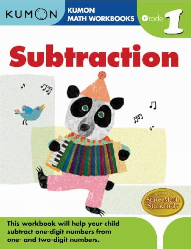 Kumon Grade 1 Subtraction (Kumon Math Workbooks), Ages 6-7, 96 pages