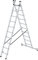 Aluminium-Mehrzweckleiter mit nivello®-Traverse 2 x 10 Sprossen Arbeitshöhe bis ca. 6,10 m