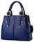 NICOLE&DORIS Women handbag fashion style handbag casual shoulder bag cross-body work bag purse for ladies Navy blue