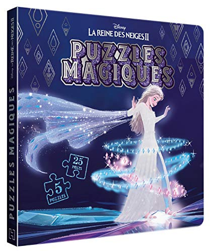 LA REINE DES NEIGES 2 - Puzzles Magiques - 5 puzzles 25 pièces - Disney