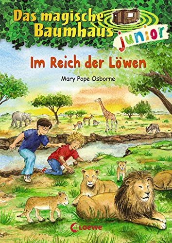 Das magische Baumhaus junior (Band 11) - Im Reich der Löwen: Kinderbuch zum Vorlesen und ersten Selberlesen - Mit farbigen Illustrationen - Für Mädchen und Jungen ab 6 Jahre
