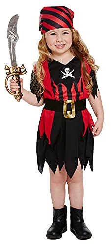 Girls Toddler Pirate Fancy Dress Costume (Kostüm)