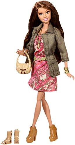 Barbie Mattel CFM78 - Deluxe-Moden Fashionistas Teresa mit Blumenkleid