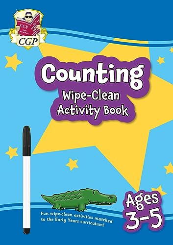 Counting Wipe-Clean Activity Book for Ages 3-5 (with pen) (CGP Reception Activity Books and Cards)
