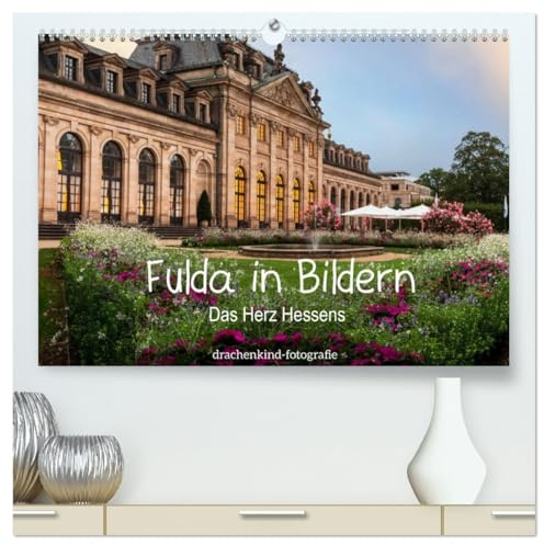 Fulda in Bildern - Das Herz Hessens (hochwertiger Premium Wandkalender 2026 DIN A2 quer), Kunstdruck in Hochglanz: Einblicke in die Barocke Altstadt von Fulda (CALVENDO Orte)