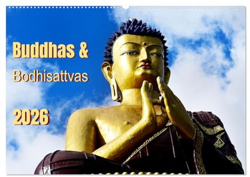 Buddhas & Bhodisattvas (Wandkalender 2026 DIN A2 quer), CALVENDO Monatskalender: Hier finden Sie Beispiele buddhistischer Kunst des tibetischen Kulturraumes (CALVENDO Kunst)