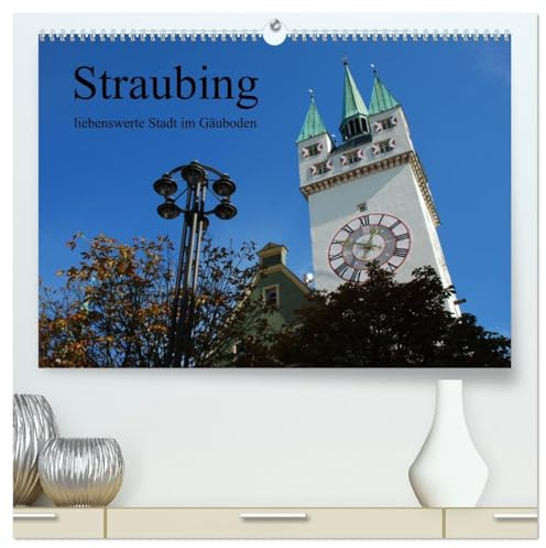 Straubing, liebenswerte Stadt im Gäuboden (hochwertiger Premium Wandkalender 2026 DIN A2 quer), Kunstdruck in Hochglanz: Stadtansichten aus der ... Straubing in Niederbayern. (CALVENDO Orte)