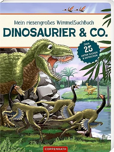 Mein riesengroßes WimmelSuchBuch: Dinosaurier & Co.: Über 25 Arten suchen und entdecken: mit Dino-Memo als BuchBONUS
