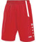 JAKO Herren Fußball Sporthose Turin, Rot/Weiß, XL, 4462