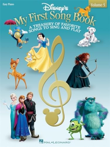 Disney's My First Song Book Volume 5 Easy Piano Songbook Bk: Noten, Songbook für Klavier (Disneys First Songbook): Volume 5: a Treasury of Favorite Songs to Sing and Play