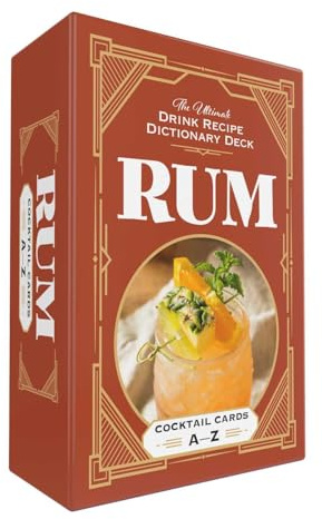 Rum Cocktail Cards A–Z: The Ultimate Drink Recipe Dictionary Deck (Cocktail Recipe Deck)