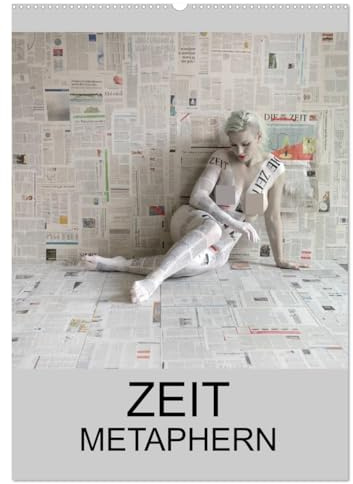 ZEIT METAPHERN (Wandkalender 2026 DIN A2 hoch), CALVENDO Monatskalender: Ein philosophischer Kalender über die Zeit (CALVENDO Erotik)