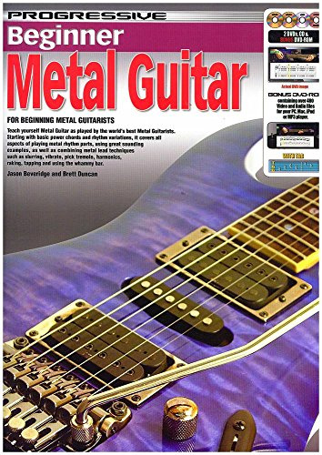 Progressive Beginner Metal Guitar: With Poster