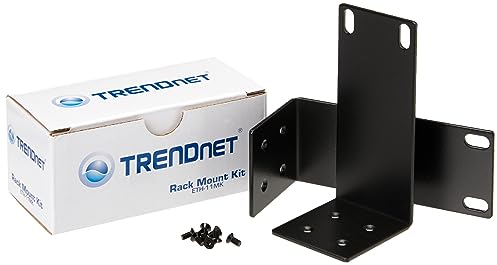 Trendnet, ETH-11MK, Kit de montaje en rack, compatible con conmutadores TEG-S16Dg y TEG-S24Dg, negro