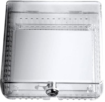TayMac ZTC100 Plastic Thermostat Cover Low Profile, Small, Clear
